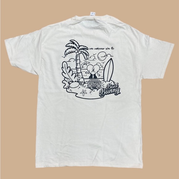Bad bunny Verano sin ti T-shirt yhlqsmdlg cotton tee unisex - Picture 3 of 3